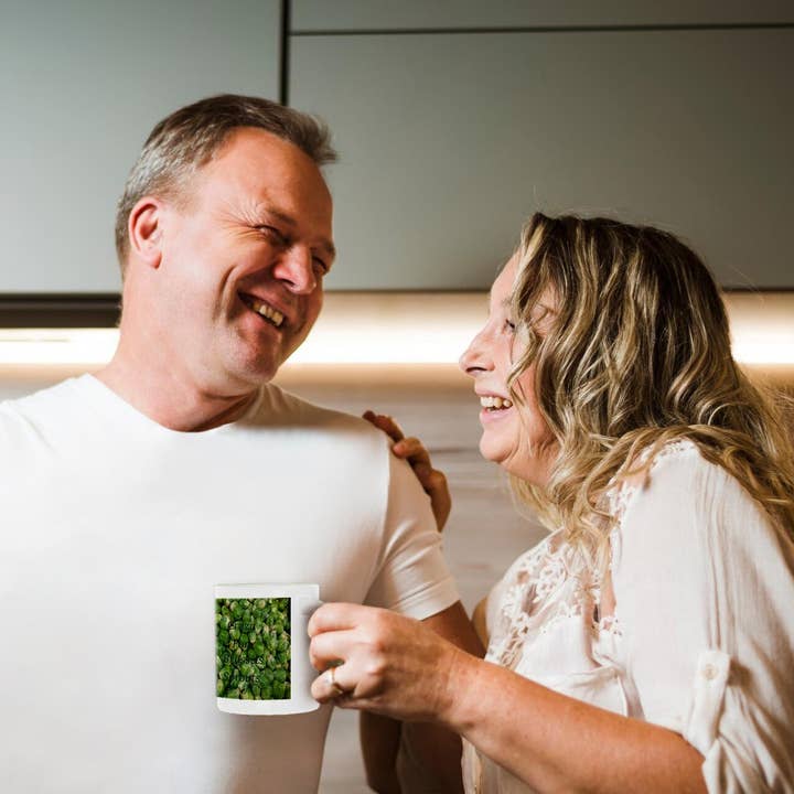 3dRose - Wholesale Coffee Mug - 3dRose, Image of Crazy For Brussels SproutsOn Photo of Vegetable, Mug10