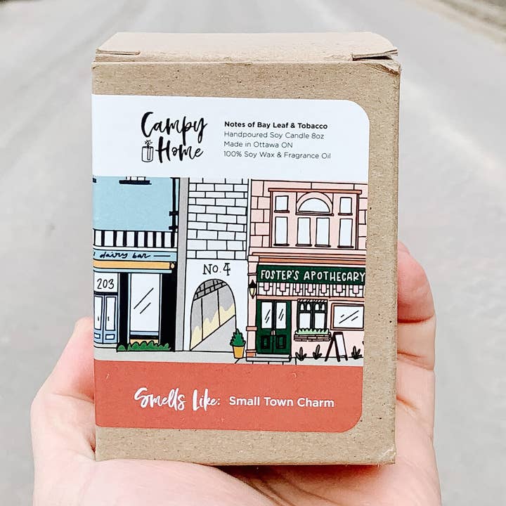 tobak och bayleaf ljus - eco sojavax för wholesale av Campy Home