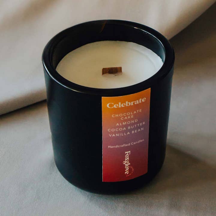 Celebrate - Chocolate Cake,Almond,Cocoa Butter, Vanilla Bean for wholesale by Foxglove Collections