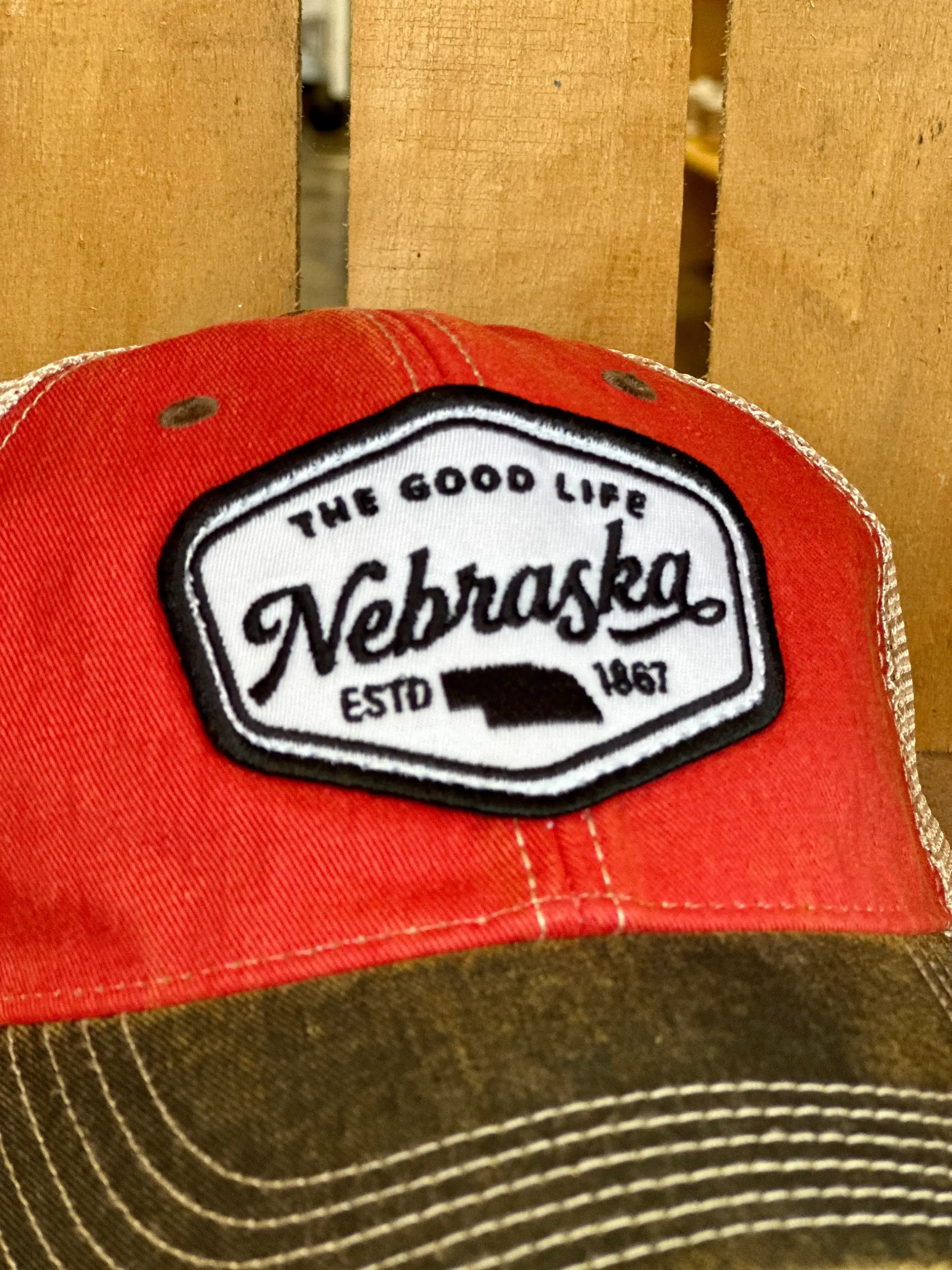 Sunshine and Jade - Wholesale Trucker Hat - Women's - Nebraska Embroidered Patch Hat2