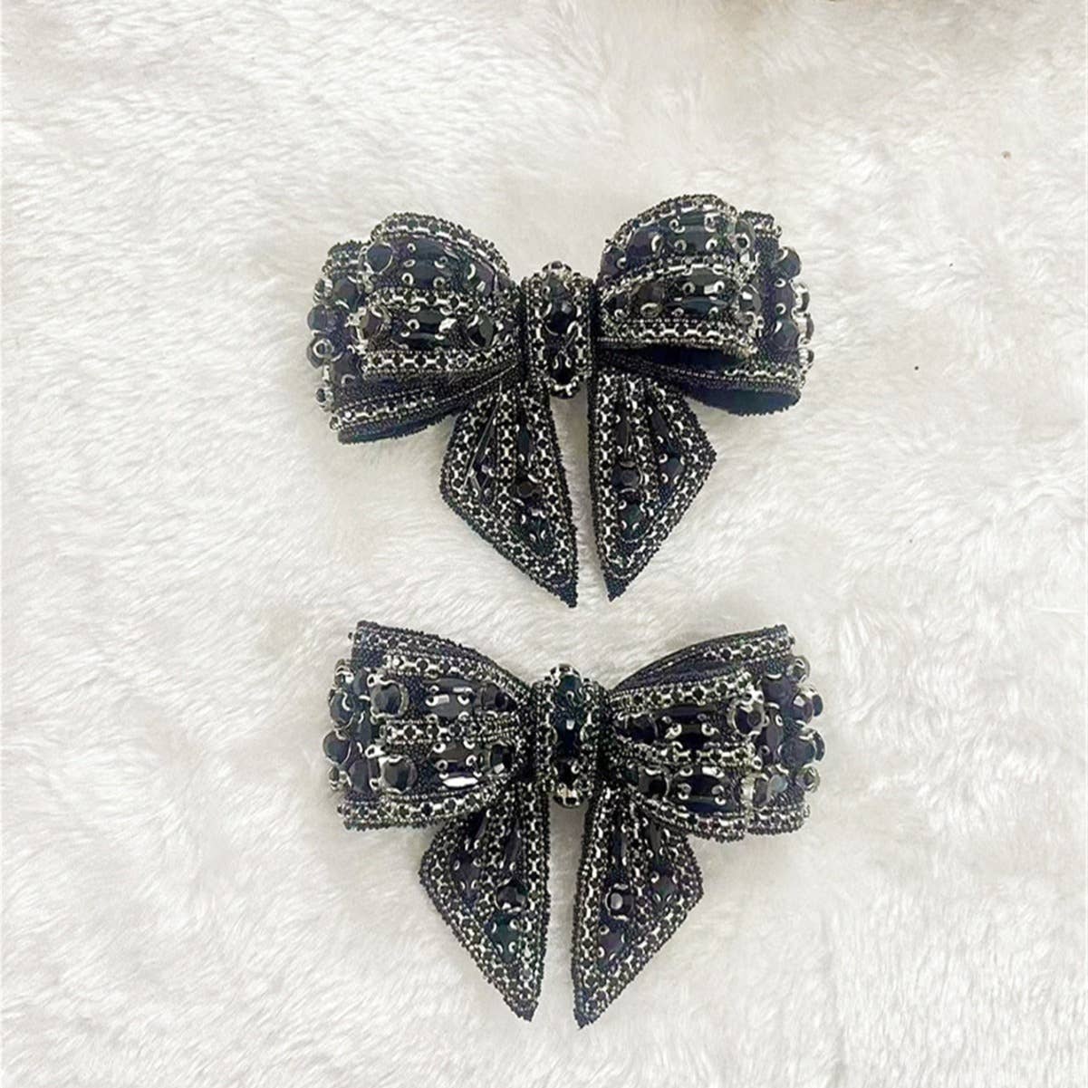 eitairs art gifts – Großhandel Schuhzubehör – Unisex – Strass-Schuhclips mit Schleife, Brautschmuck für Hochzeitschuhe10