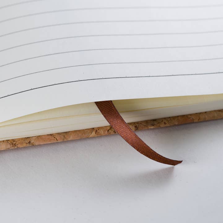 Resolute Star – wholesale Notebook – Sustainable Cork Notebook - Hand Printed Cork Journal : A5