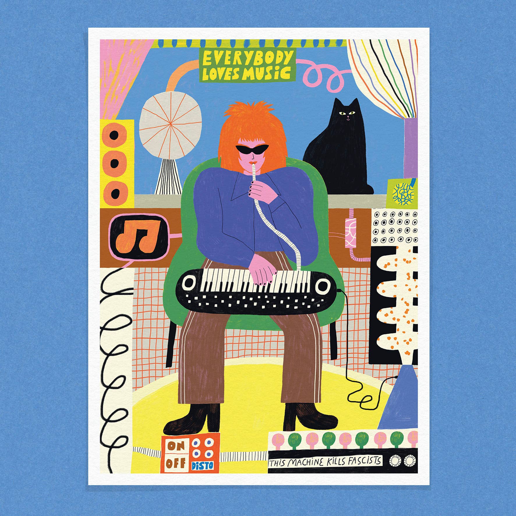 Dans Les Dents - Wholesale Poster - Poster 30X40 CM - EVERY BODY LOVES MUSIC - AFF1510