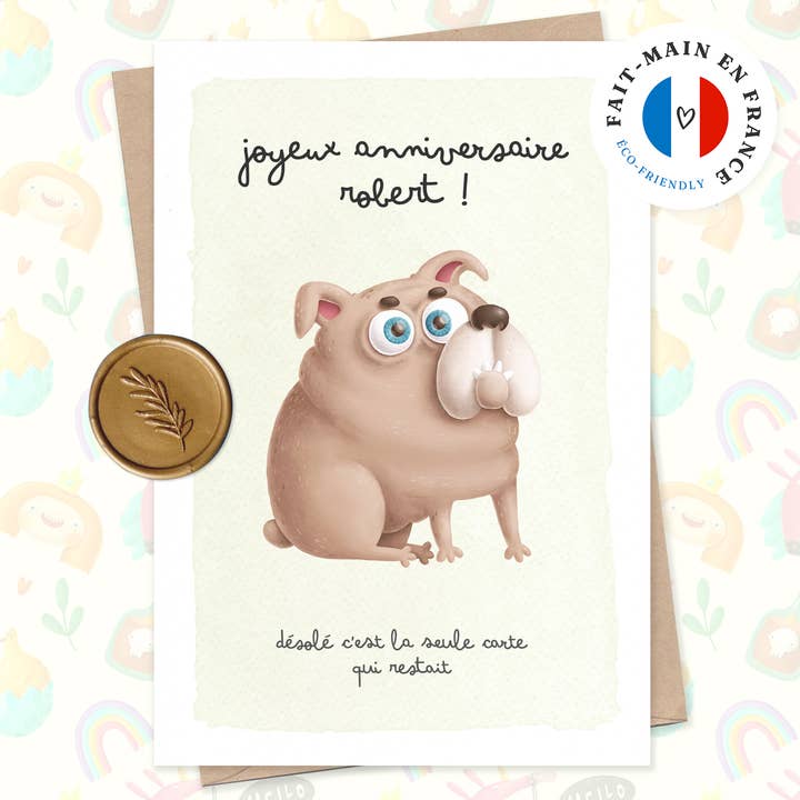Papeterie Slo – Engroshandel Fødselsdagskort – „Den eneste venstre“ Fødselsdag Humor Card