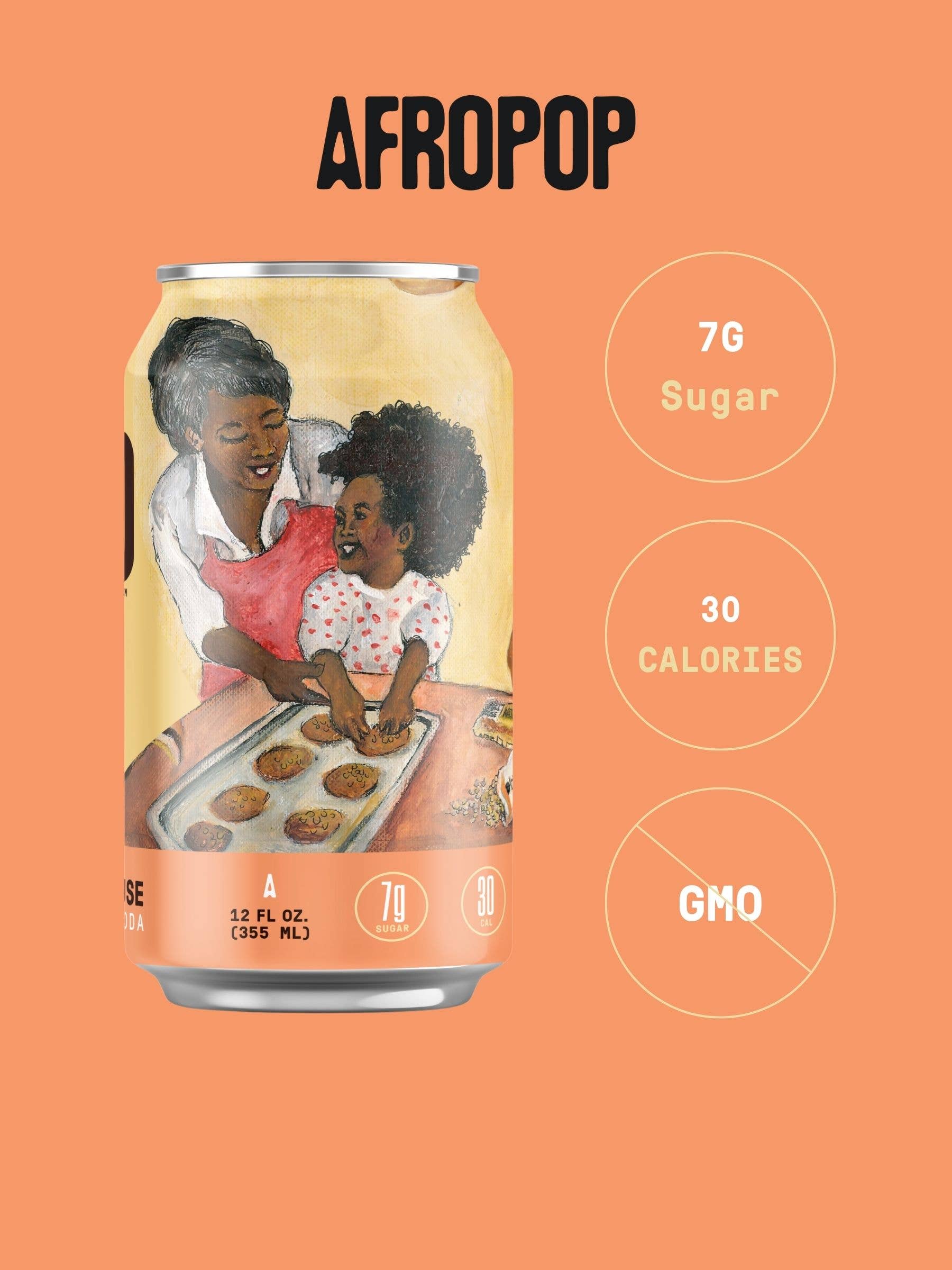 AFROPOP - Wholesale Soda/Carbonated Drink - Grandma's House: Butterscotch Soda1
