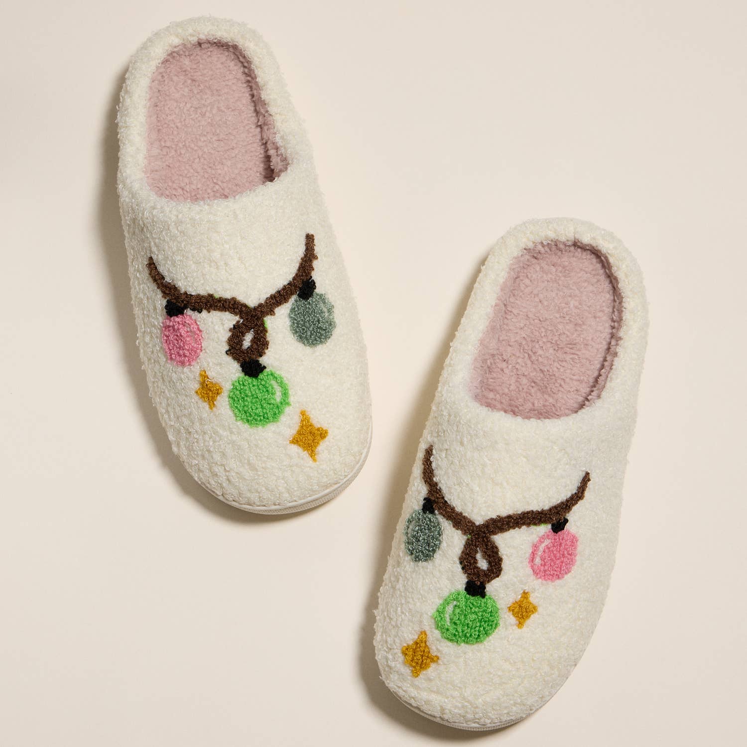 Multi Festive Christmas Light Bulb Home Slippers for Christmas Gift for wholesale on Faire4