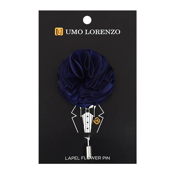 Selini New York - Wholesale Lapel Pin/Button - Solid Bouquet Piped Flower Lapel Pins6