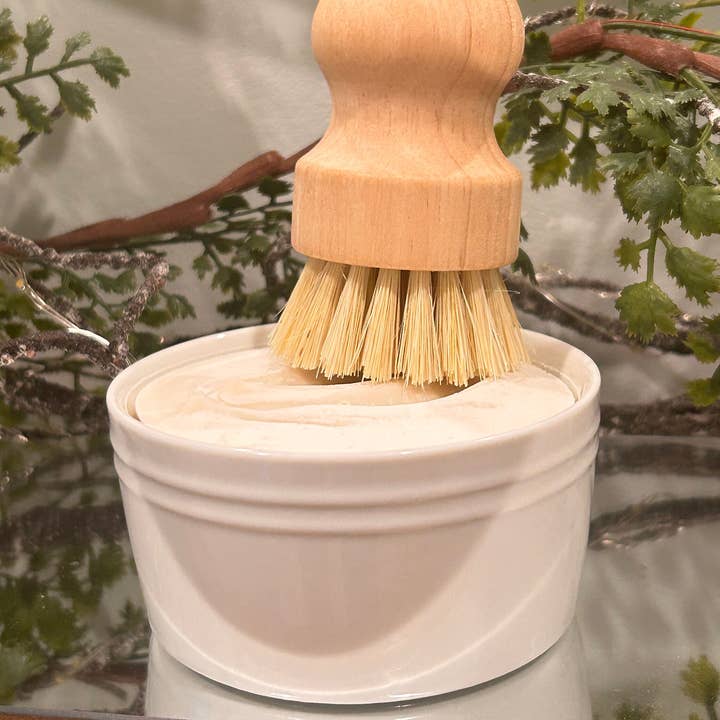 Bare Natural Soap Co - Wholesale Dish Soap - Blood Orange Thyme Solid Dishwashing Soap W/ Ramekin