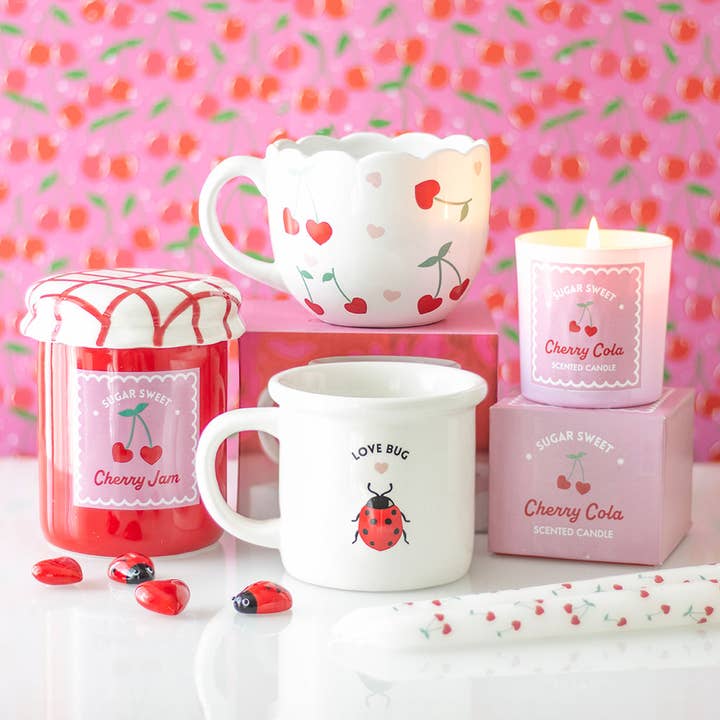 Something Different Wholesale - Vendita all'ingrosso Tazza - Tazza Love Bug per San Valentino con coccinella 3D