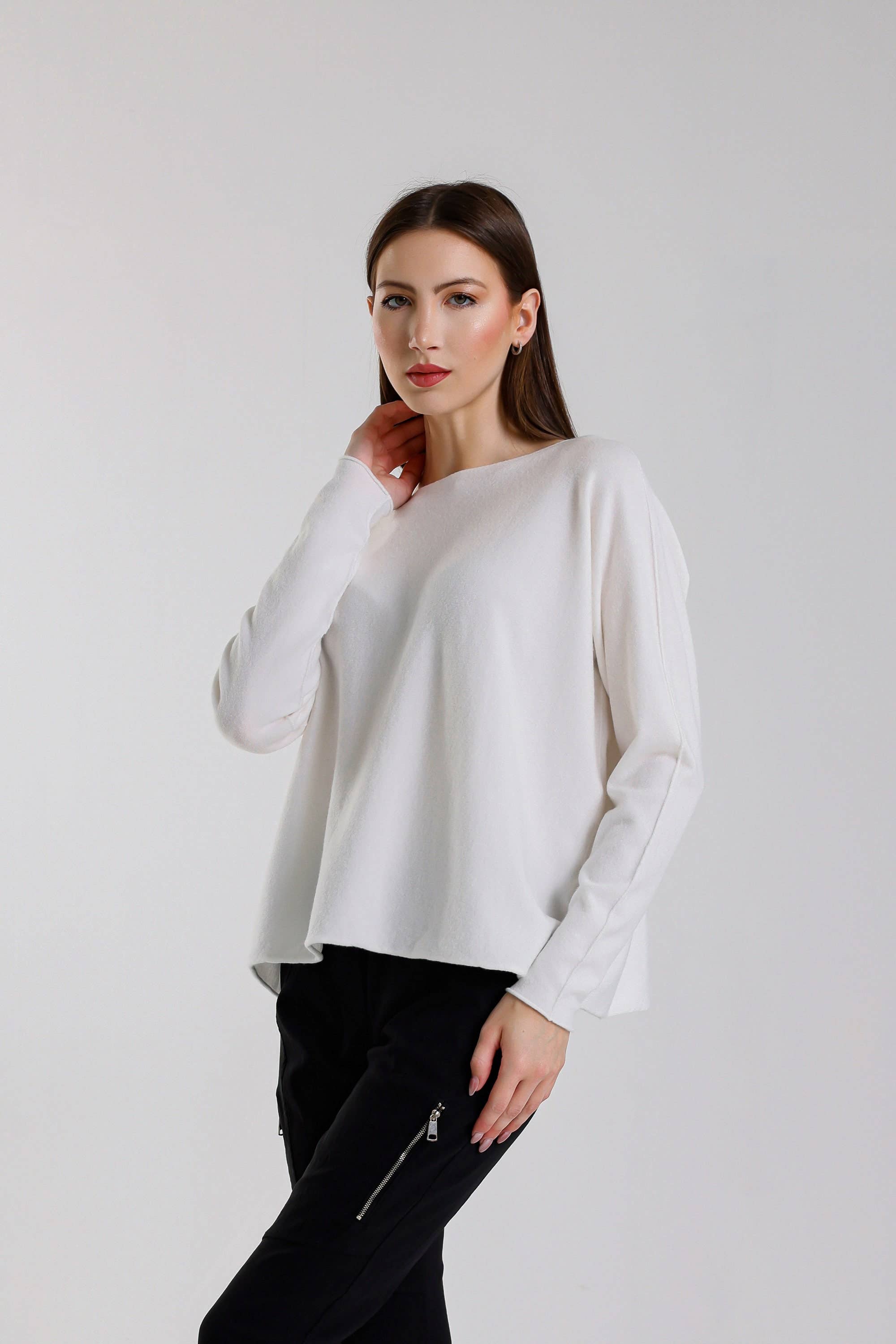TINA Stephens Italy/Tees By Tina - Wholesale Knit Sweater - Women's - Laurin Seriously Soft Jewel Neck Sweater (BLS425)30