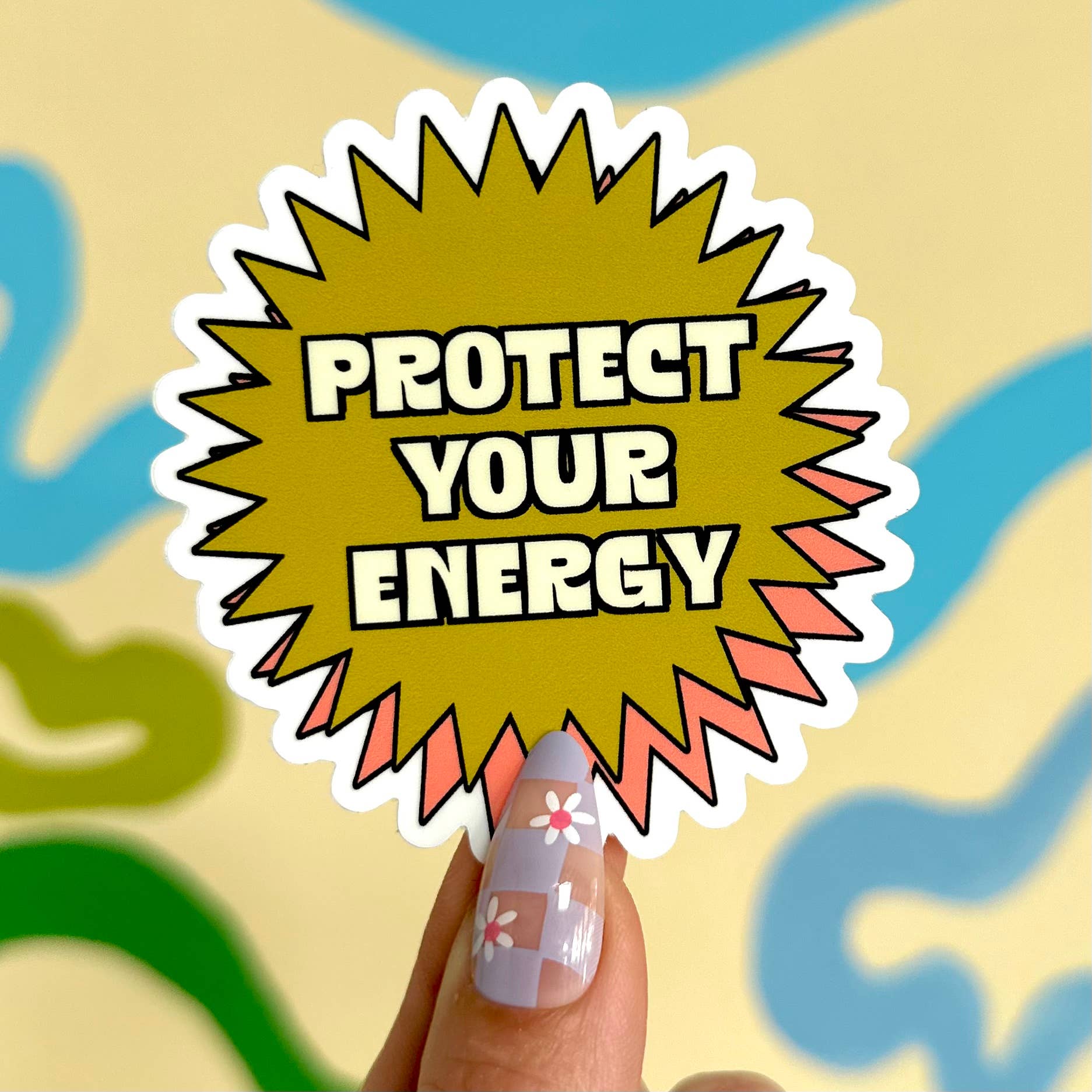 Charley Taylor Art - Wholesale Sticker - Bescherm uw Energy Y2K-sticker13