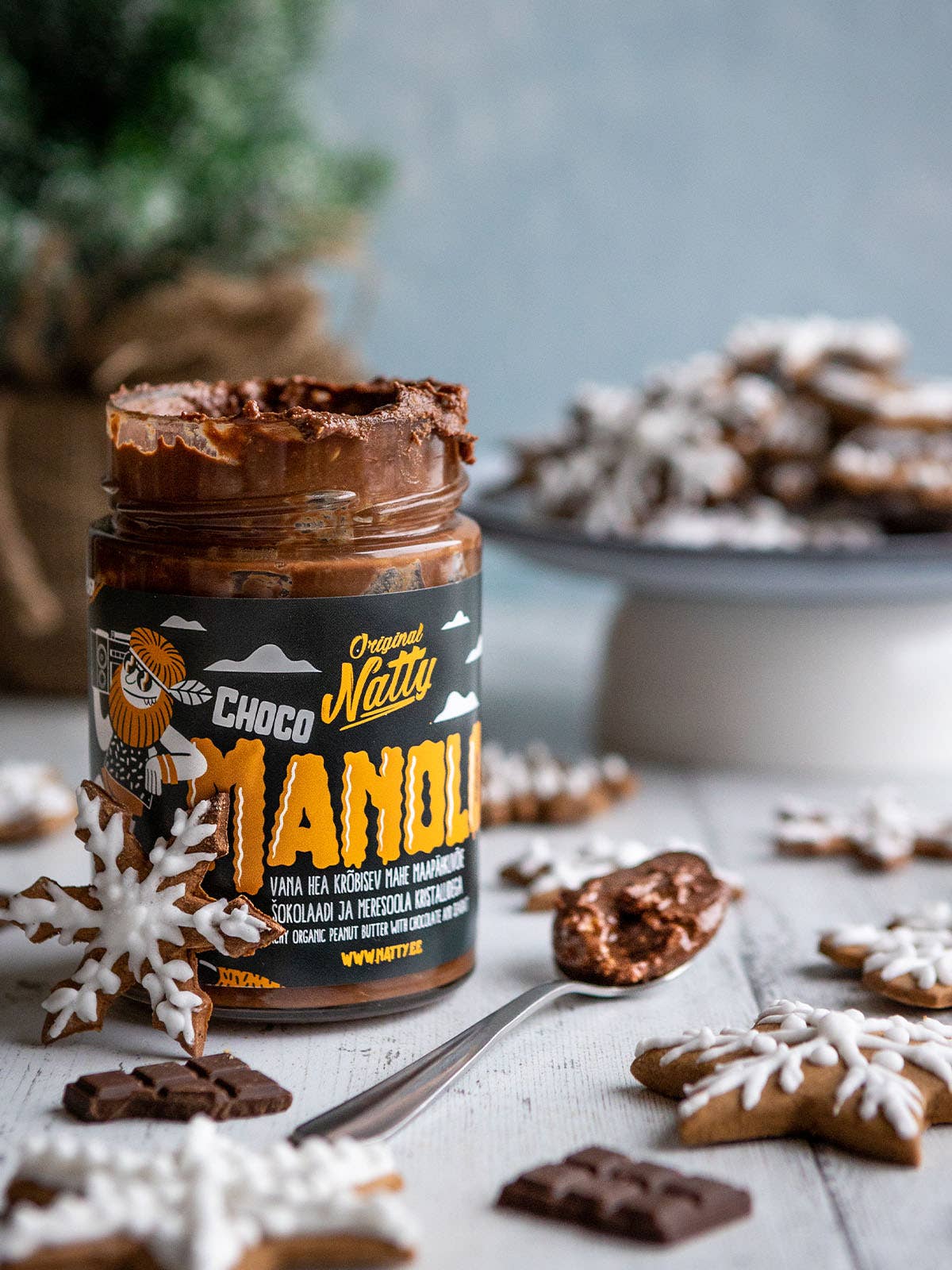 Natty Nut Butters - Wholesale Nut Butter - Choco Manolo – Crunchy Organic Peanut Butter With Chocolate3