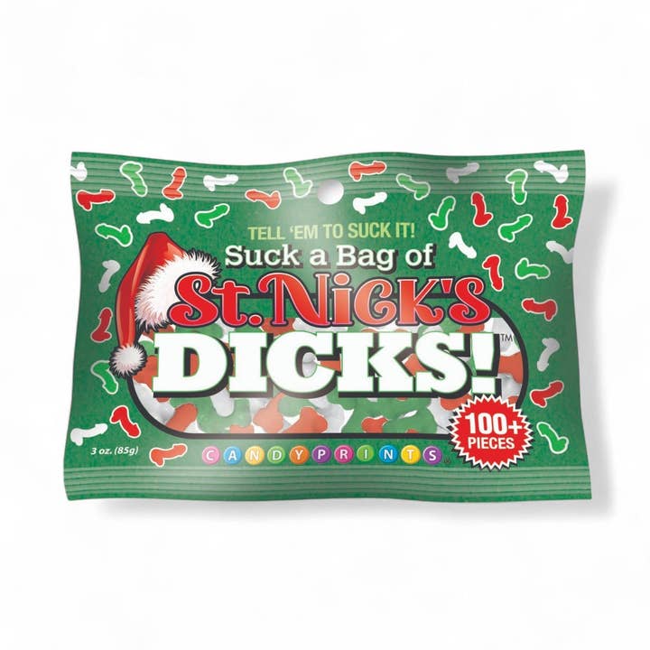 Little Genie Productions - Wholesale Hard Candy - Suck a Bag of St. Nick's Dicks-3oz Bag0