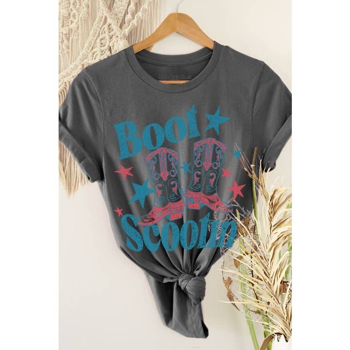 Paperdoll - Wholesale Screen Printed T-Shirt - Women's - Boot SCOOTIN Western6