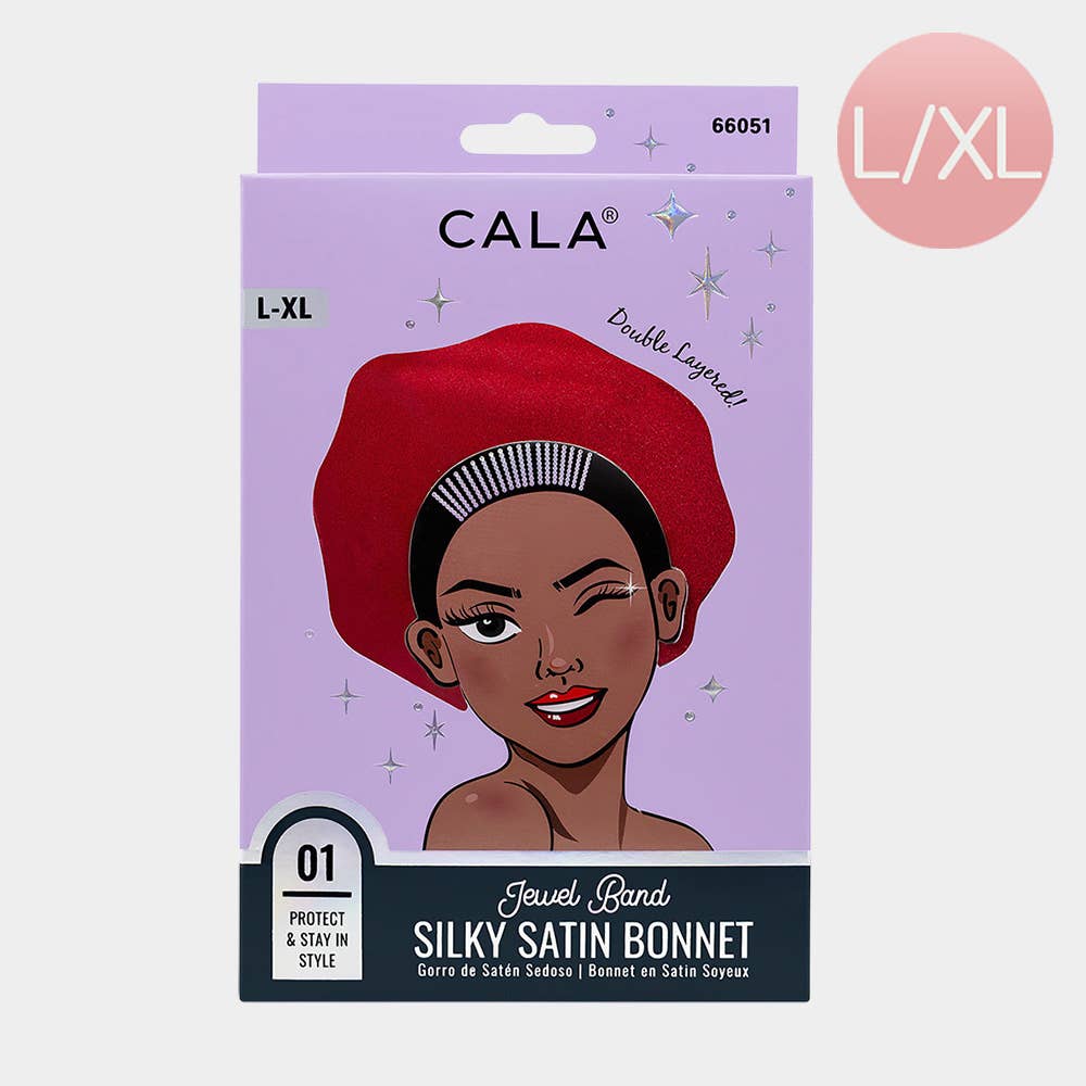 Sensibling Corp. - Wholesale Sleep Cap / Bonnet - Women's - Jewel Band Hair Bonnet6