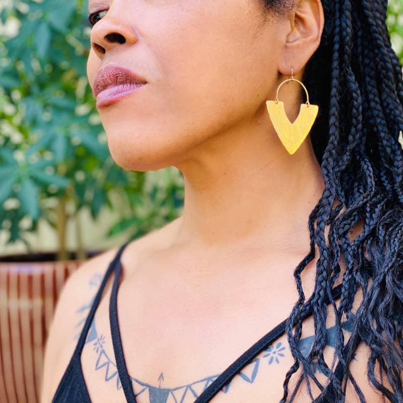 Mind's Eye Design - Wholesale Dangle Earrings - Prima Hoops1