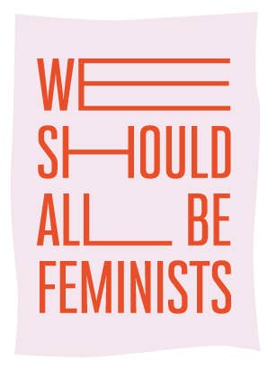 Fritzante - Wholesale Postcard - Postcard with neon print We all should be feminists1