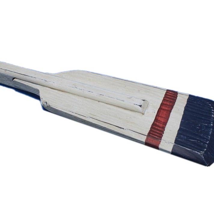 Crawford Decorative Squared Rowing Boat Oar w/ Hooks 36" for wholesale by Hampton Nautical