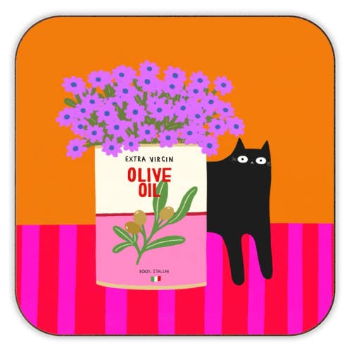 Posavasos 'Flores y Aceite de Oliva' para venta al por mayor de ART WOW