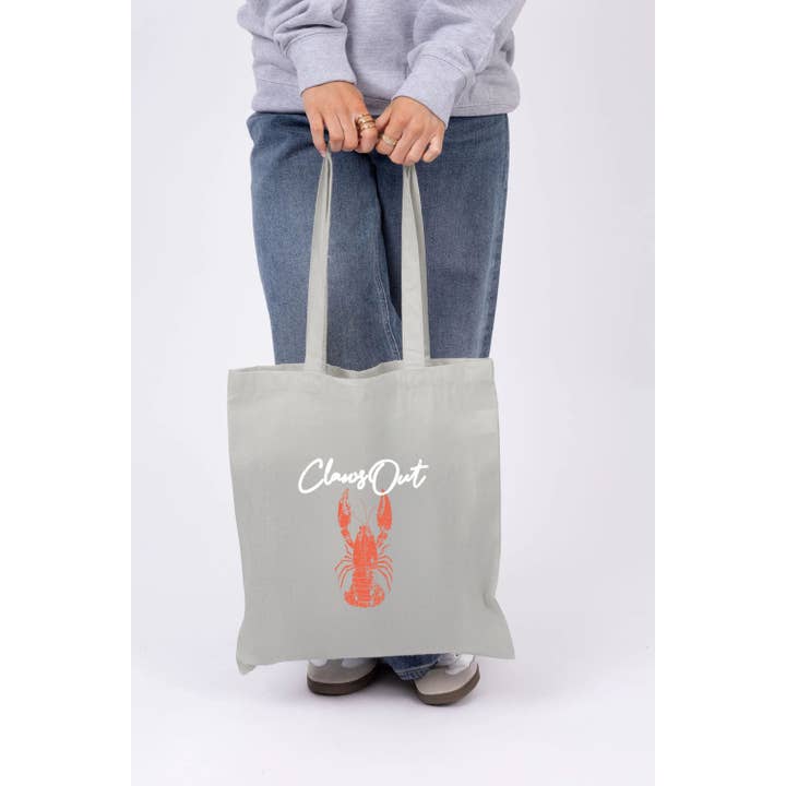 Missi Clothing - Wholesale Tote bag – Women's - Claws Out Printed Cotton Long Handle Canvas Bag (Custom Pack)2