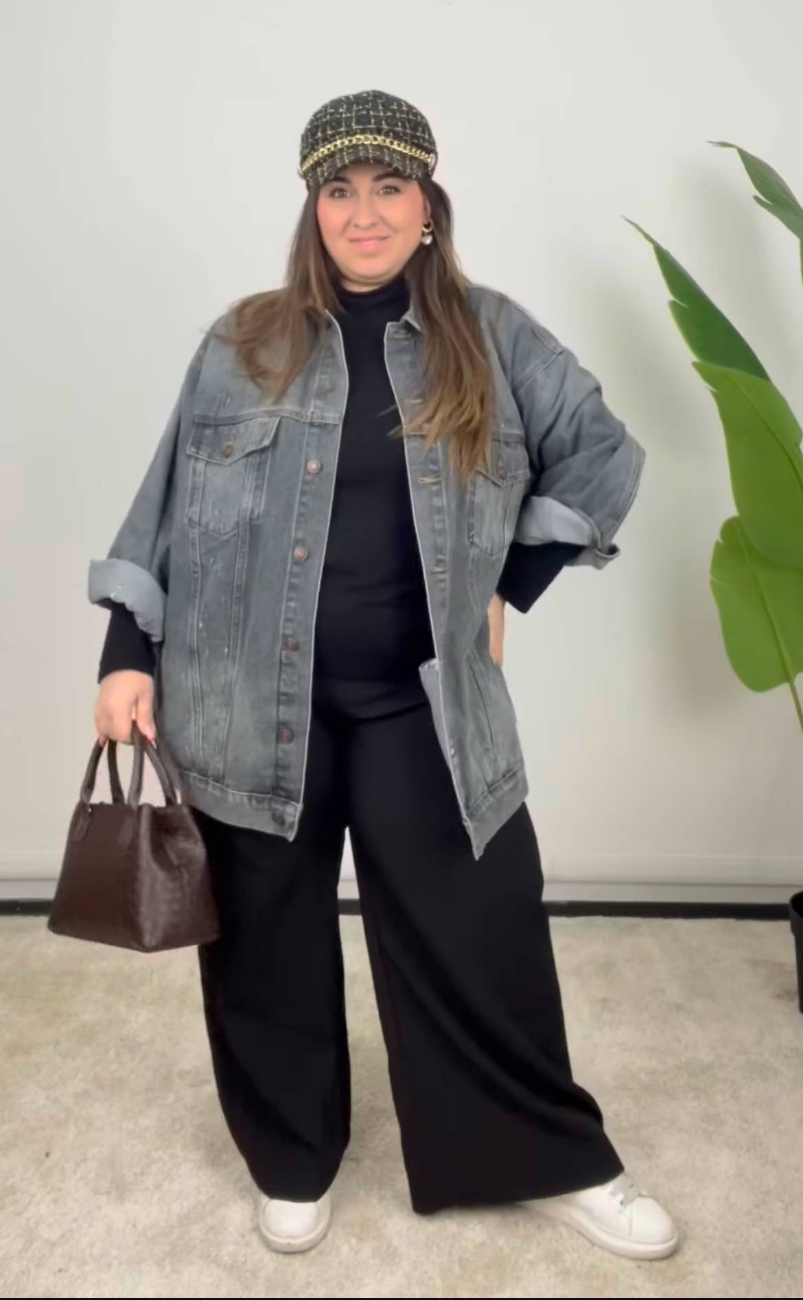 DIADEMA CURVY – Großhandel Jeansjacke – Damen – Oversize-Jacke für alle Figurtypen von S bis Curvy