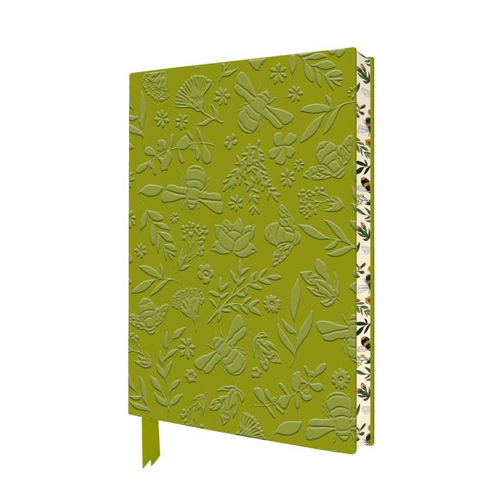 Jade Mosinski: Garden Bees Artisan Art Notebook (Flame Tree for wholesale by Flame Tree Gift
