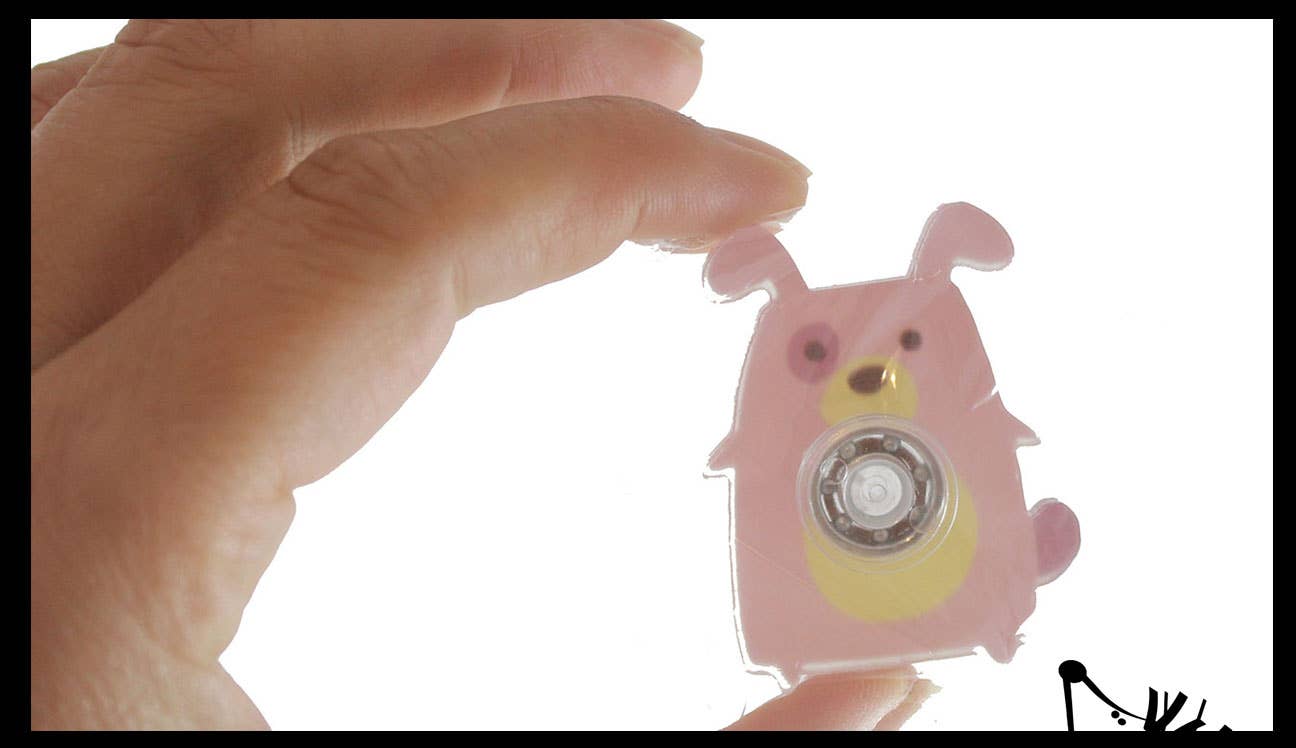 Curious Minds Toys - Vente Fidget/jouet anti-stress – enfant - 1 Mini toupie anti-stress adorable à thème animal - Fête mignonne2