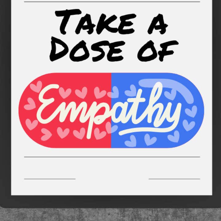 Empathy Vinyl Sticker Decal for wholesale by Jane Unbound