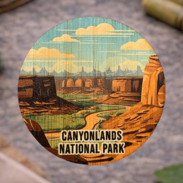 Canyonlands nationalpark för wholesale av Bamboo Wood Stickers