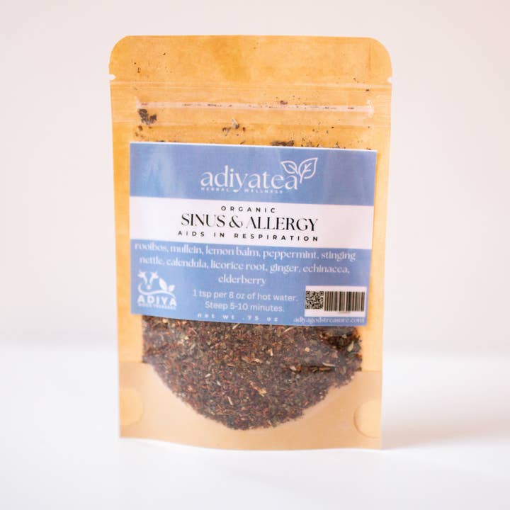 Sinus & Allergy Tea Organic Herbal for wholesale by Adiya God's Treasure Beef Tallow & Teas
