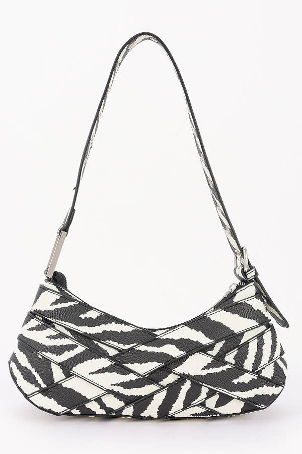 BW zebra-print shoulder bag HPC6649 for wholesale on Faire3