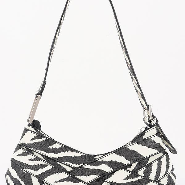 BW zebra-print shoulder bag HPC6649 for wholesale on Faire3