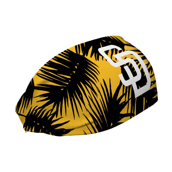Padres Cooling Headband: Big Palm Cap Logo for wholesale by Vertical Athletics