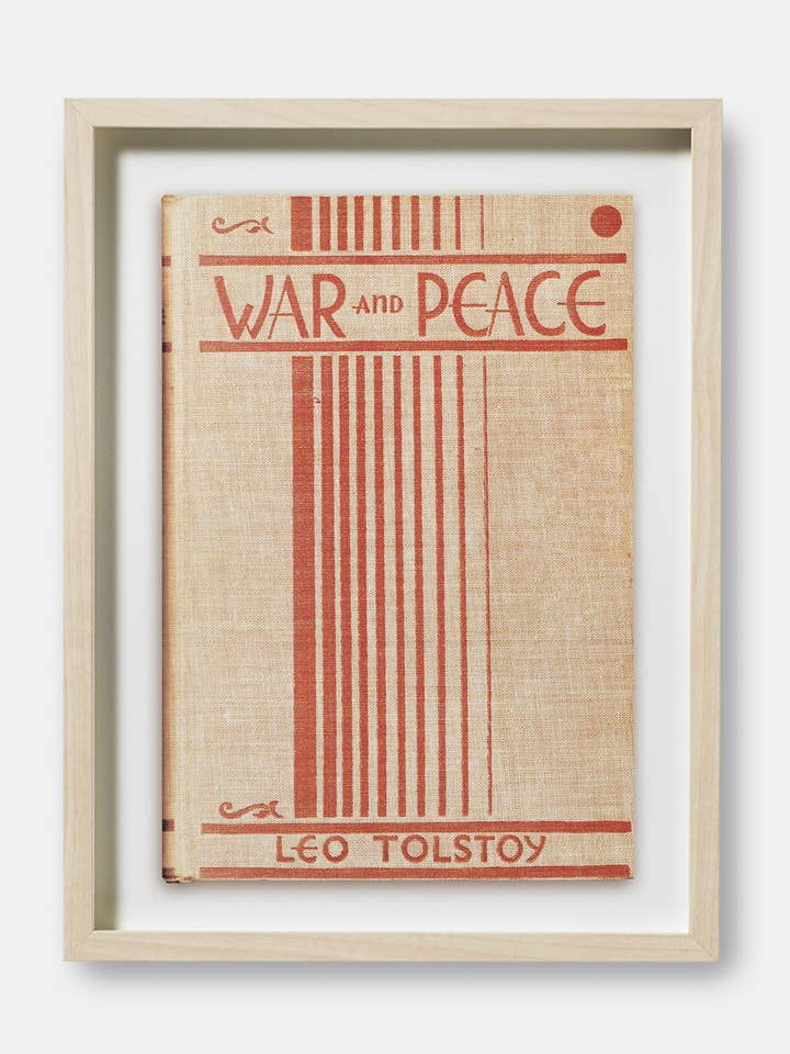 Krig och fred Bokomslagstryck för wholesale av The Curious Desk