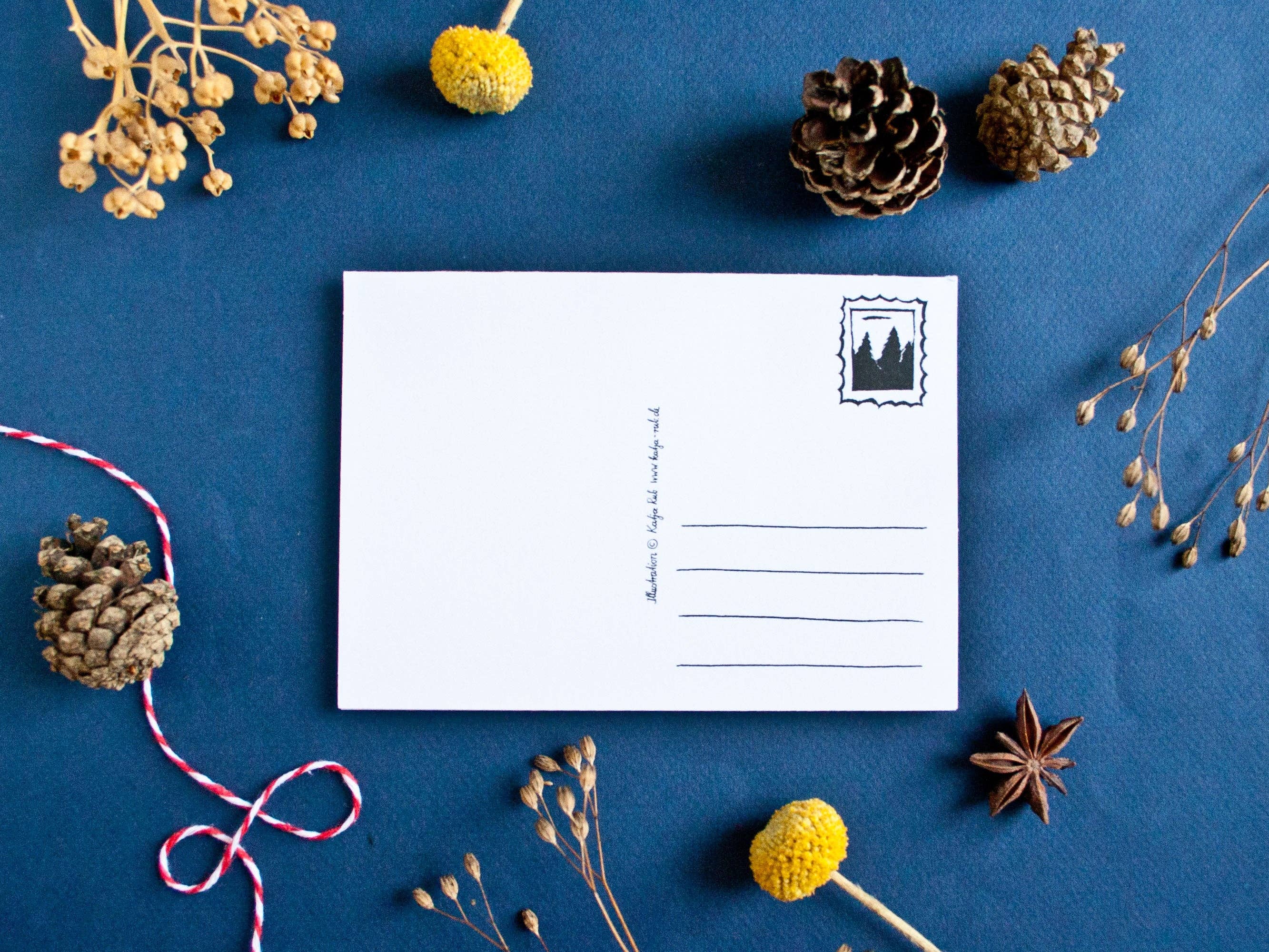 Katja Rub - Wholesale Advent Calendar - Advent calendar postcard winter forest1