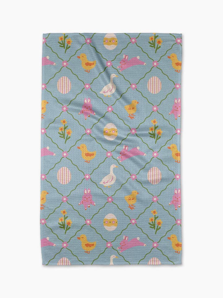 Easter Critters Tea Towel for wholesale by Geometry