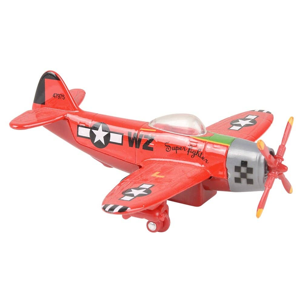 La Luna Bella - Toys - Vente Voiture/camion miniature – enfant - Jouets de voiture VINTAGE PLANE LLB, 5 po, MOULÉS SOUS PRESSION6