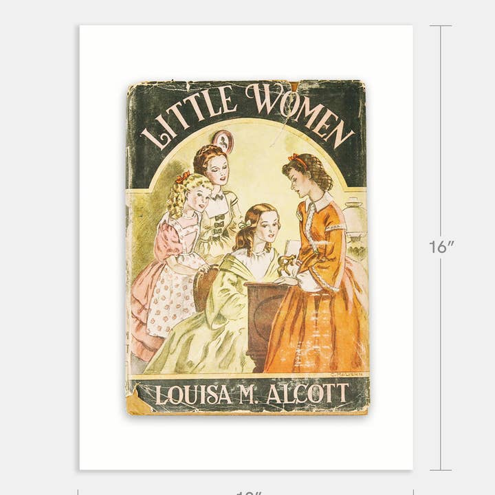 The Curious Desk - Wholesale Art Print - Little Women by Louisa M. Alcott Book Cover Print1