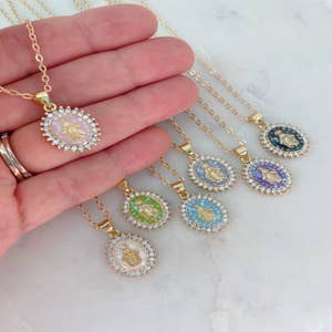 Purchase Wholesale mary necklace. Free Returns & Net 60 Terms on Faire