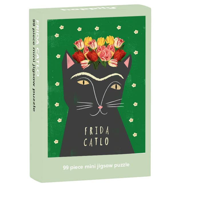 Happily Puzzles - Wholesale Puzzle - Adult - Frida Catlo - 99 Piece Mini Jigsaw Puzzle2