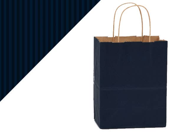 Nashville Wraps - Wholesale Gift Bag - Recycled Shadow Stripe Kraft Paper Retail Shopping Bags21