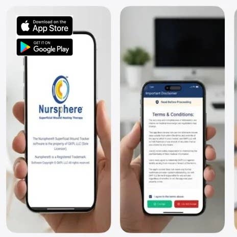 Nursphere Original Dome Bandages - Wholesale Bandaids/Bandages - Nursphere® Double Wall and Finger AIR™/Wound Tracker™ App3