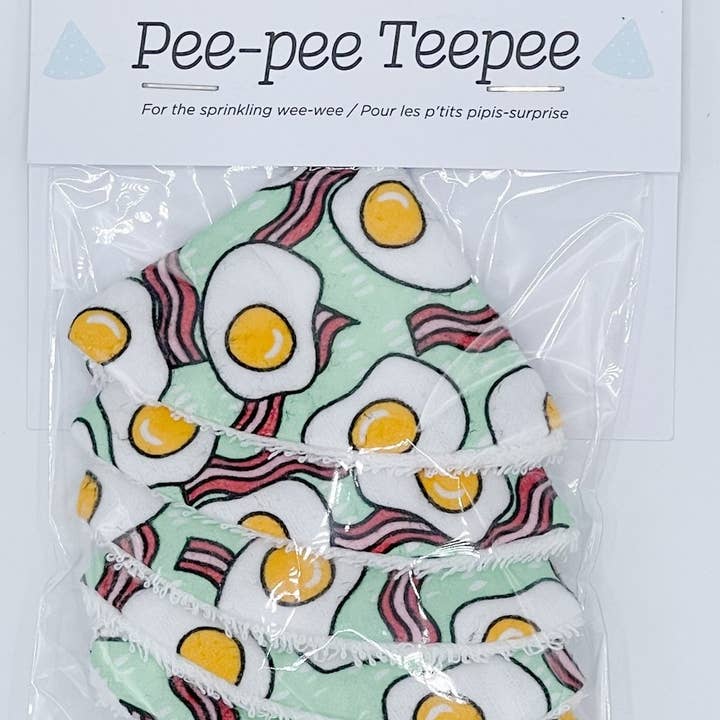 Beba Bean - Wholesale Diaper Booster/Liner - Baby - PEE-PEE TEEPEE - EGGS + BACON CELLO