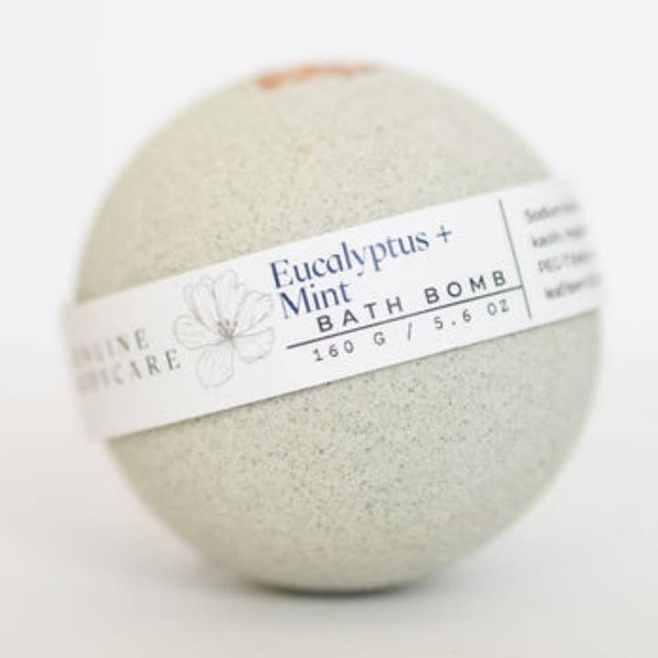 Genuine Bodycare - Wholesale Bath Bomb/Fizz - Eucalyptus + Mint Bath Bomb0