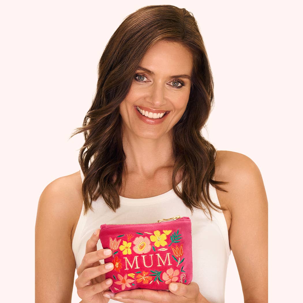 Powder Design - Europe - Wholesale Handtasje - Dames - Fluwelen Mini Tas - Lieve Mama - Fuchsia1