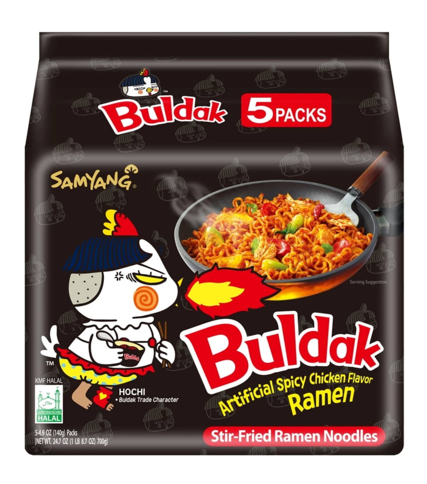 L&F Universal Goods - Wholesale Ramen - Samyang Buldak Spicy Chicken Ramen Original 5 PK0