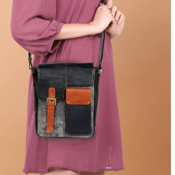 Blazer Black Crossbody for wholesale by Vaan & Co.