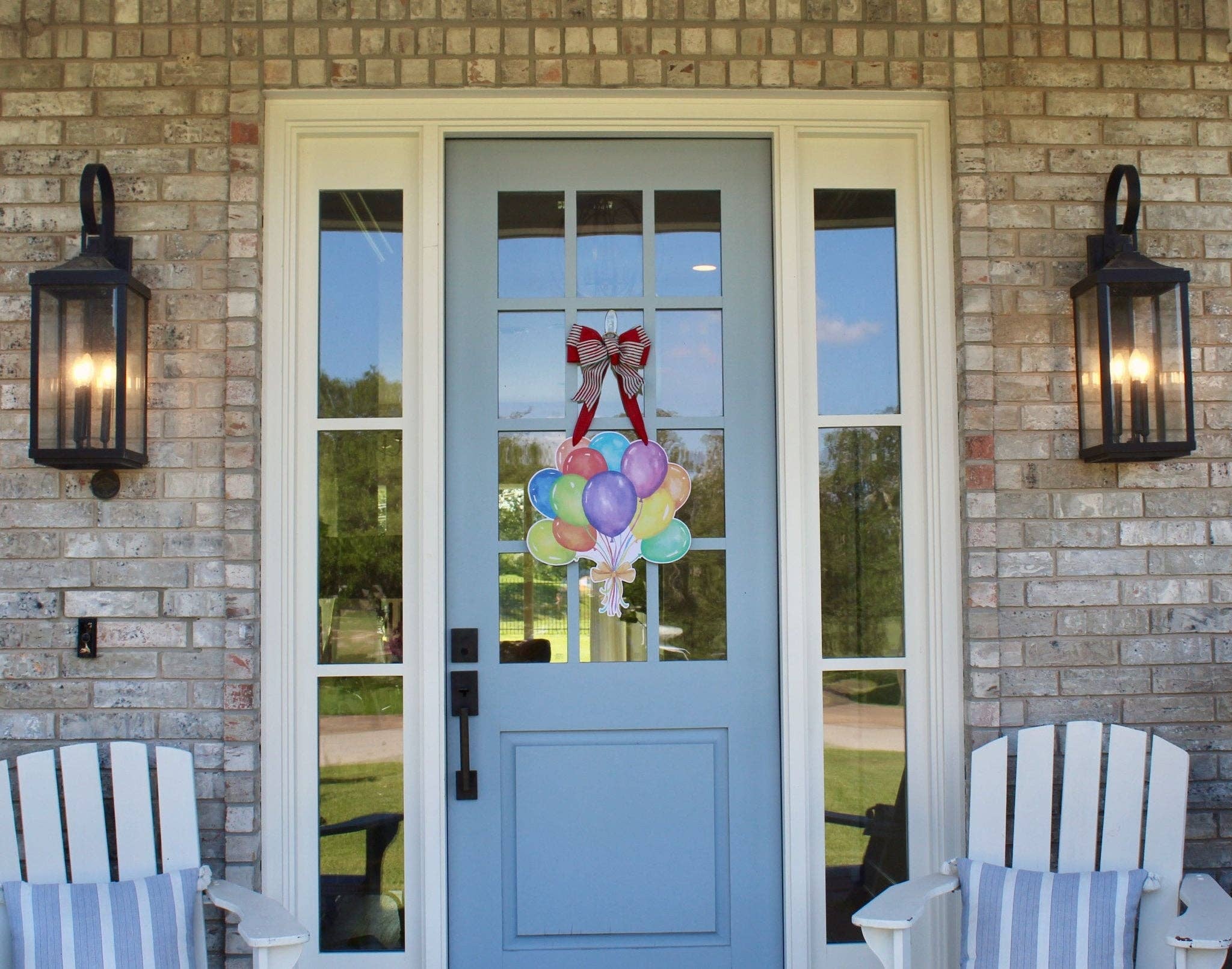 Front Porch Elegance – Cabide de porta por atacado – Balões Aniversário- Porta Cabide3