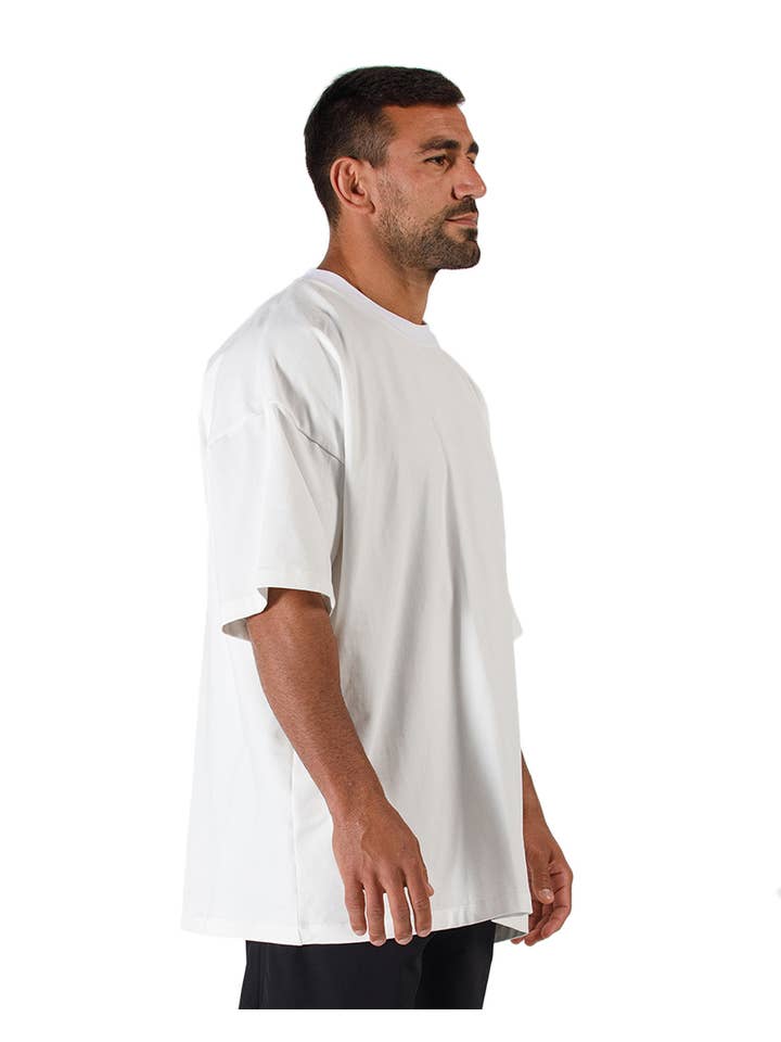 Active Basics - Wholesale T-Shirt - Men's - Unisex Luxe Oversized Tee Arctic