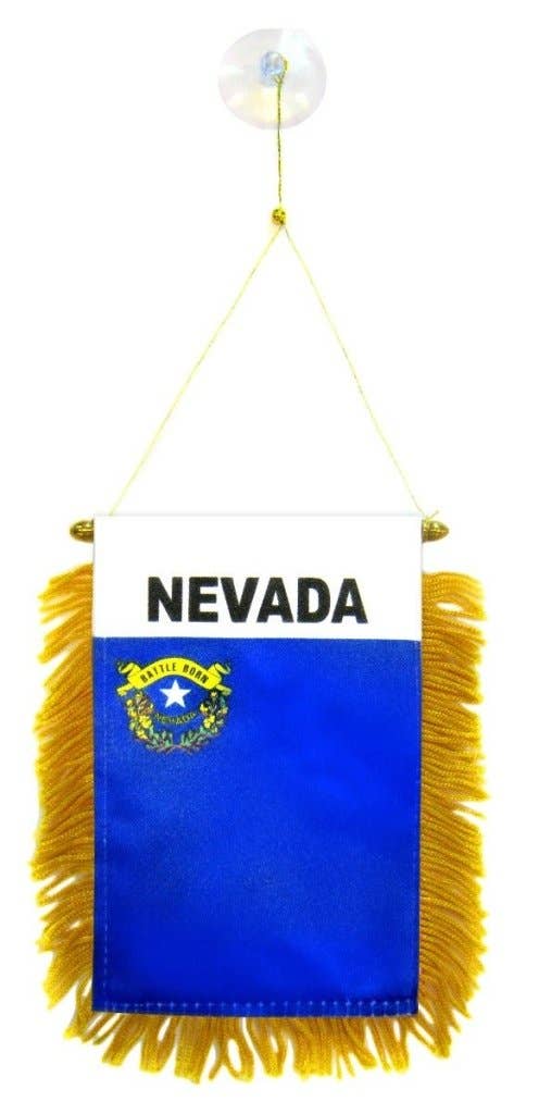 Flags Importer - Wholesale Flag - Nevada Mini Banner1